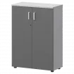 Шкаф СМШ-38Д Тип1 Белый/Графит 792x380x1214 Смарт