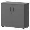 Шкаф СМШ-28Д Графит 792x380x835 Смарт