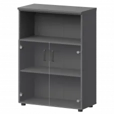 Шкаф СМШ-38С2 Графит 792x380x1215 Смарт