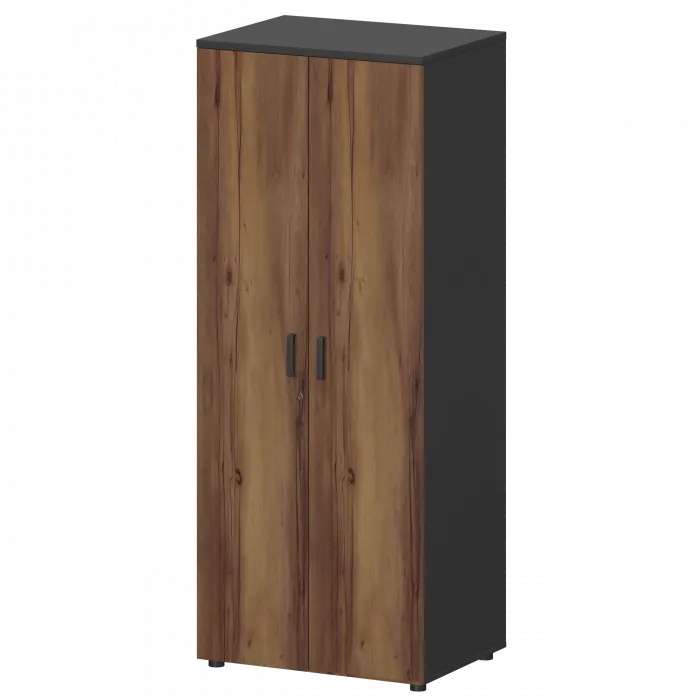 Шкаф для одежды СМШ-58-6ШД Тип1 Графит/Таксония 792x594x1990 Смарт