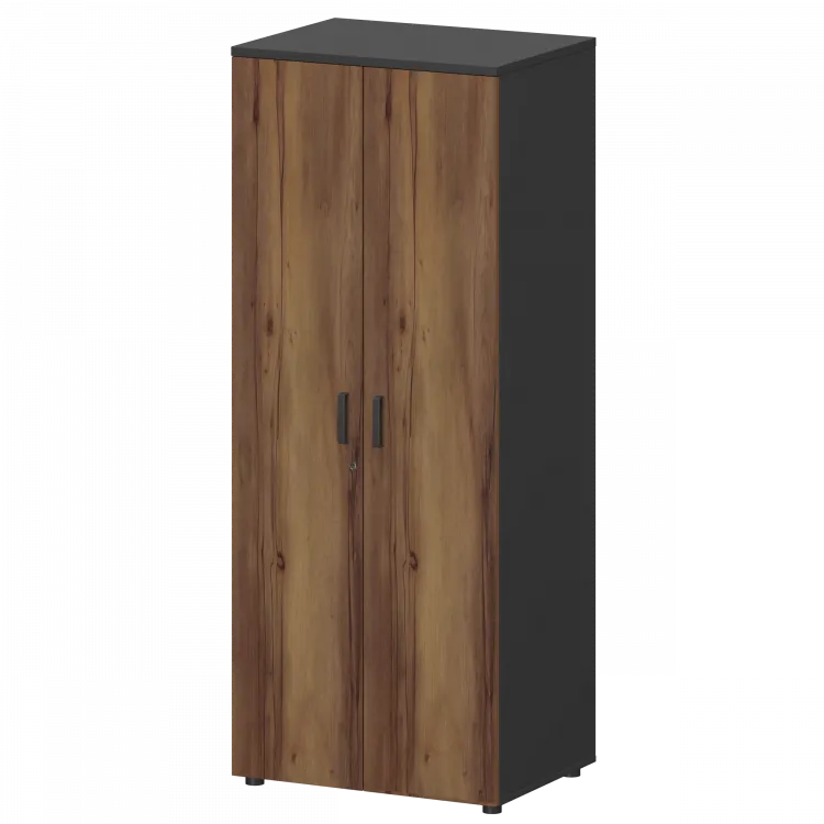 Шкаф для одежды СМШ-58-6ШД Тип1 Графит/Таксония 792x594x1990 Смарт