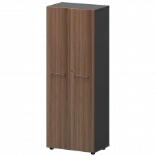 Шкаф для одежды KZS-46 Темный шимо/Графит 598x380x1595 Кортез