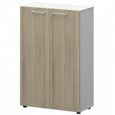 Шкаф средний закрытый СМШ38F(Б) Кронберг/Белый 792x380x1190 Кортез