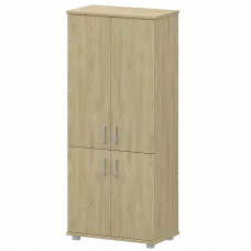 Стеллаж высокий закрытый "НТ-580;НТ-600.2;НТ-601.2" Баттл Рок 800x445x2050 Аргентум