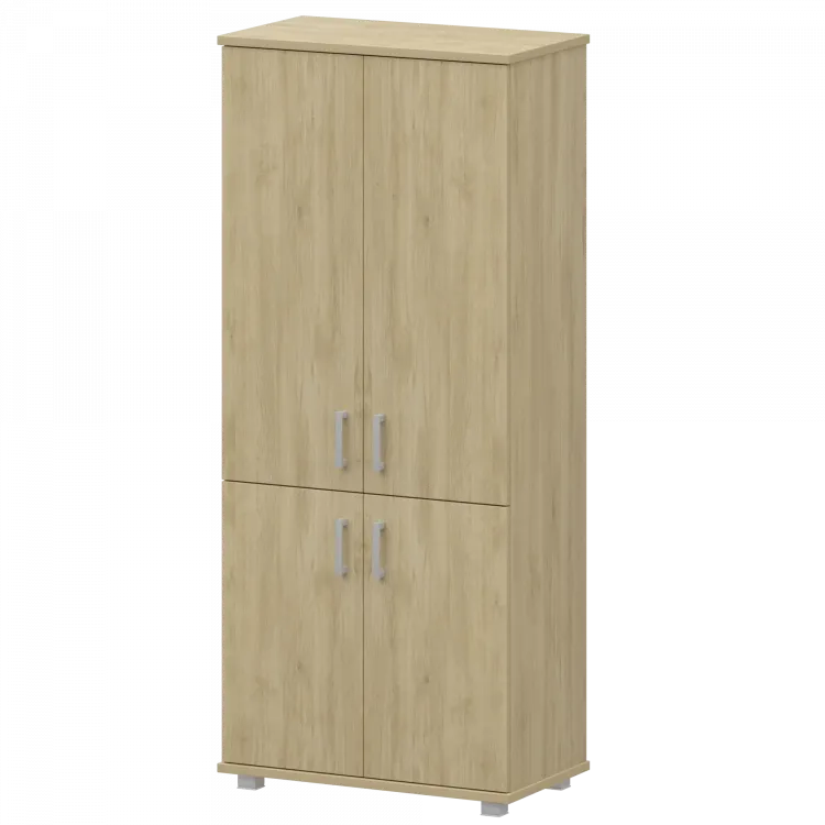 Стеллаж высокий закрытый "НТ-580;НТ-600.2;НТ-601.2" Баттл Рок 800x445x2050 Аргентум