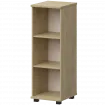 Стеллаж низкий узкий НТ-440.Ч Баттл Рок 400x445x1280 Аргентум