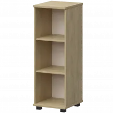 Стеллаж низкий узкий НТ-440.Ч Баттл Рок 400x445x1280 Аргентум