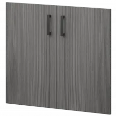 Двери из ЛДСП к широким стеллажам НТ-600.2.Ф.Ч Лиственница 780x16x764 Аргентум