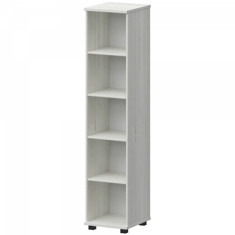 Стеллаж высокий узкий НТ-540.Ч Сосна винтер 400x445x2050 Аргентум