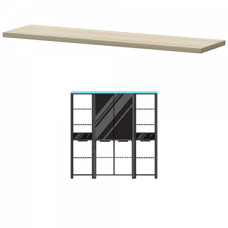 Топ КТ-76.38 Кронберг 1790x441x38 Акцент