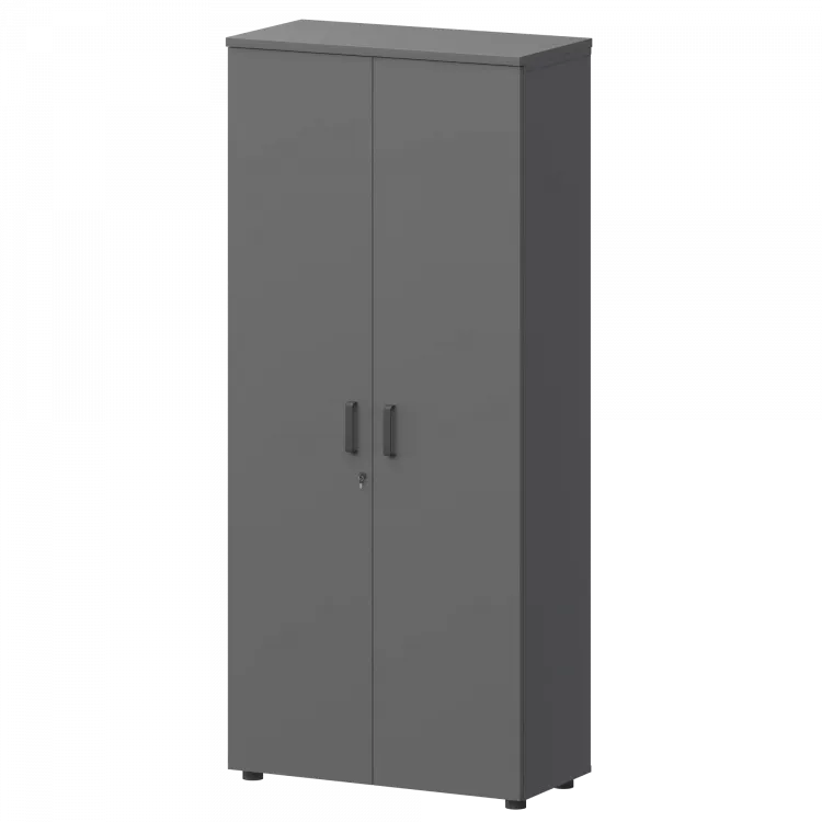 Шкаф для одежды СМШ-58ШД Графит 792x380x1990 Смарт