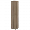 Стеллаж высокий узкий закрытый "НТ-540;НТ-602" Дуб сафари 400x445x2050 Аргентум