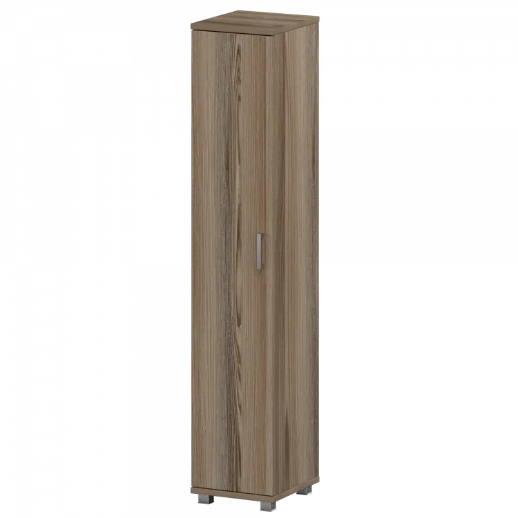 Стеллаж высокий узкий закрытый "НТ-540;НТ-602" Дуб сафари 400x445x2050 Аргентум