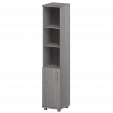 Стеллаж высокий узкий полузакрытый "НТ-540;НТ-600" Лиственница 400x445x2050 Аргентум