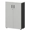 Шкаф СМШ-38Д Тип2 Графит/Белый 792x380x1215 Смарт