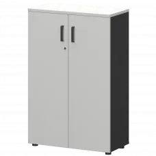 Шкаф СМШ-38Д Тип2 Графит/Белый 792x380x1215 Смарт