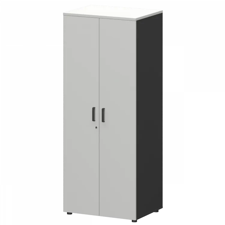 Шкаф для одежды СМШ-58-6ШД Тип2 Графит/Белый 792x594x1990 Смарт