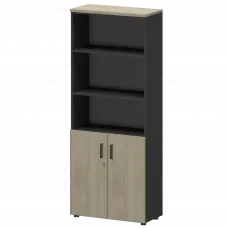 Шкаф СМШ-58Д2 Тип2 Графит/Кронберг 792x380x1990 Смарт