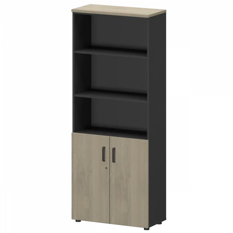 Шкаф СМШ-58Д2 Тип2 Графит/Кронберг 792x380x1990 Смарт