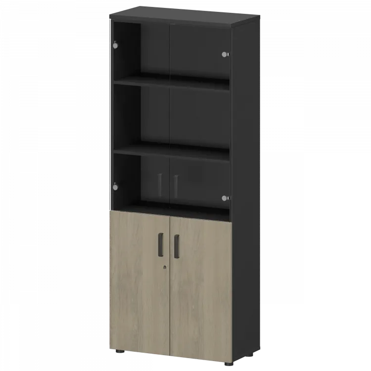 Шкаф СМШ-58ДС Тип1 Графит/Кронберг 792x380x1990 Смарт