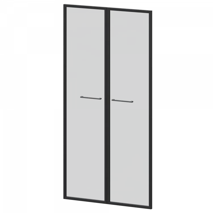 Фасады рамочные стеклянные KZF-48RS(Ч) Тонированный 784x20x1564 Кортез