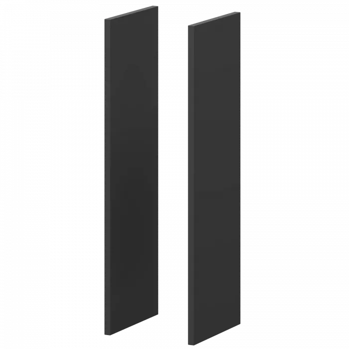 Боковины декоративные KZD-38B Графит 384x50x1162 Кортез