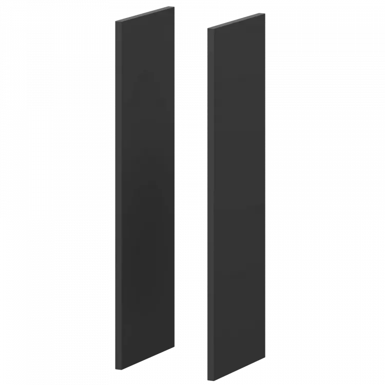 Боковины декоративные KZD-38B Графит 384x50x1162 Кортез