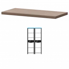 Топ КТ-71.38 Темный шимо 934x441x38 Акцент