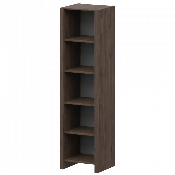 Стеллаж узкий КТ-41.38 Дуб апрель 466x438x1968 Акцент