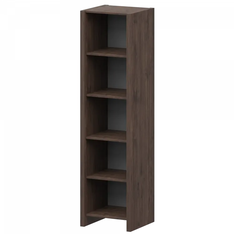 Стеллаж узкий КТ-41.38 Дуб апрель 466x438x1968 Акцент