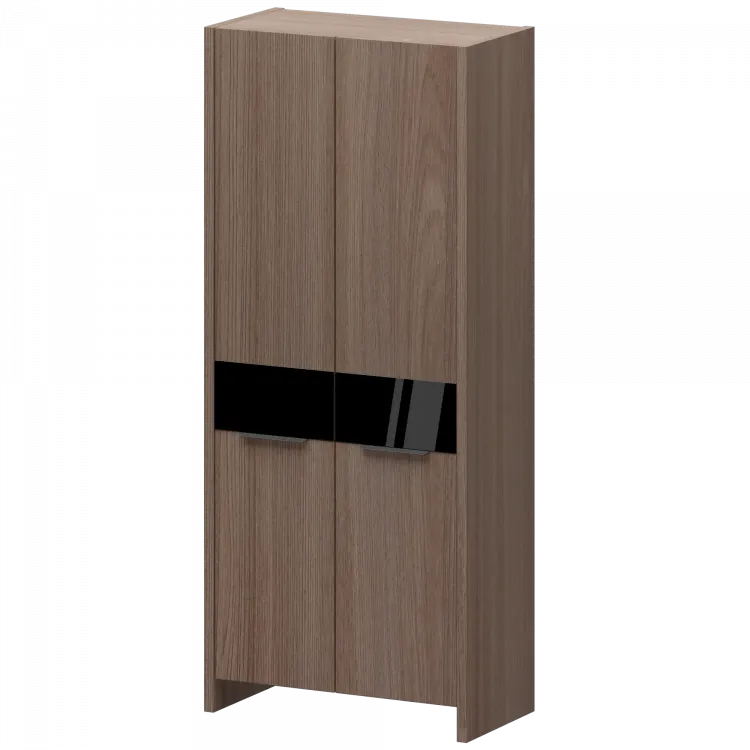 Стеллаж закрытый КТ-42.38/КТ-51.18/КТ-52.18 Темный шимо 856x438x1968 Акцент