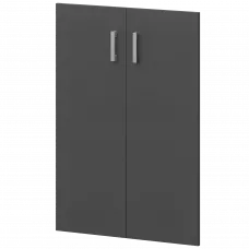 Двери для широких стеллажей А-604.Ф Антрацит 710x18x1150 Арго