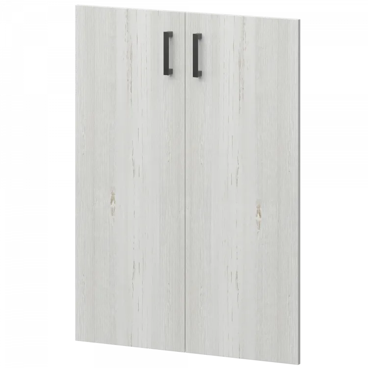 Двери из ЛДСП к широким стеллажам НТ-601.2.Ф.Ч Сосна винтер 780x16x1180 Аргентум