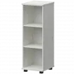 Стеллаж низкий узкий НТ-440.Ч Сосна винтер 400x445x1280 Аргентум