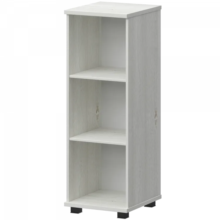 Стеллаж низкий узкий НТ-440.Ч Сосна винтер 400x445x1280 Аргентум