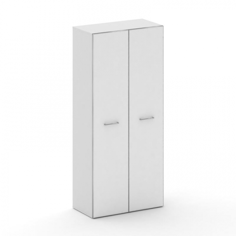 Cross Шкаф широкий высокий CR.ST-103 white Белый Бриллиант UM/Лакобель Белый 896*460*2000