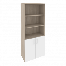 Onix Шкаф высокий широкий O.ST-1.1 Дуб Аттик/Белый Бриллиант 800*420*1977