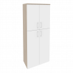 Onix Шкаф высокий широкий O.ST-1.8 Дуб Аттик/Белый Бриллиант 800*420*1977