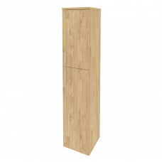 Onix Шкаф высокий узкий правый O.SU-1.8 (R) Тиквуд Светлый 400*420*1977