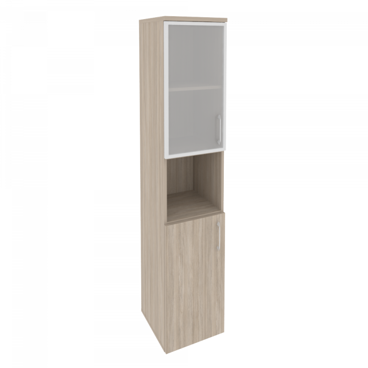 Onix Шкаф высокий узкий левый O.SU-1.4 R (L) Дуб Аттик 400*420*1977