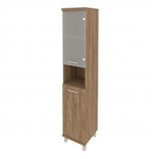 First Шкаф высокий узкий правый KSU-1.4 (R) Дуб Табак 401*432*2060