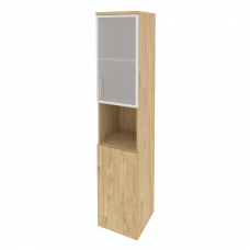 Onix Шкаф высокий узкий правый O.SU-1.4 R (R) Тиквуд Светлый 400*420*1977