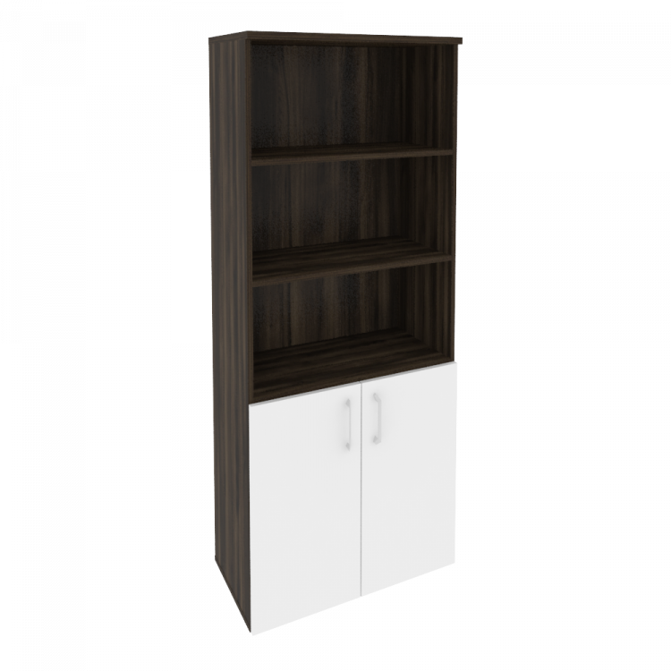 Onix Шкаф высокий широкий O.ST-1.1 Дуб Мали/Белый Бриллиант 800*420*1977