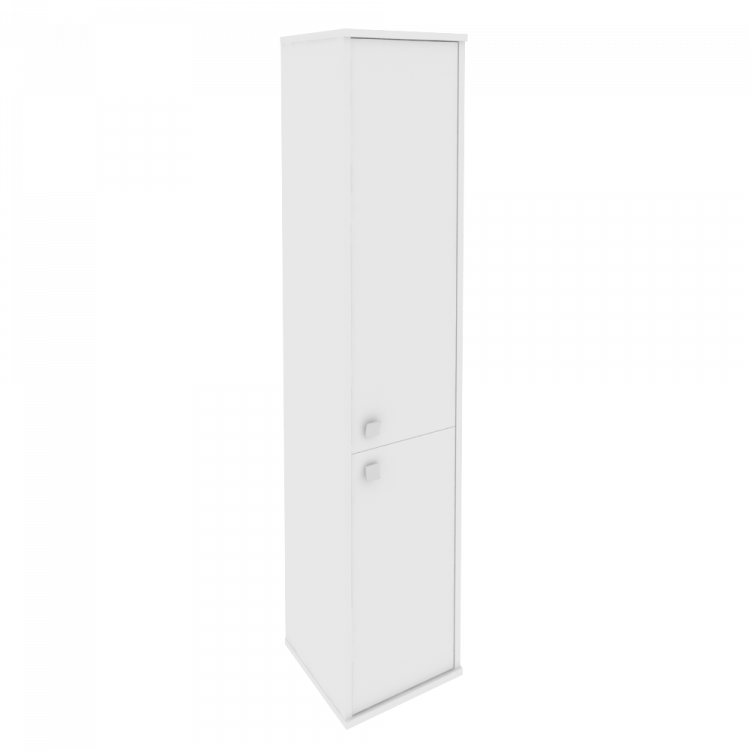 Style Шкаф высокий узкий правый Л.СУ-1.3 (R) Белый 412*410*1980