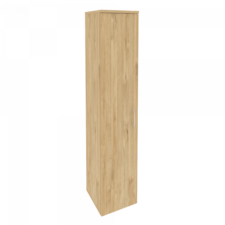 Onix Шкаф высокий узкий левый O.SU-1.9 (L) Тиквуд Светлый 400*420*1977