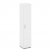 Style Project Шкаф высокий узкий унив. SN.STU-108 Белый/Черный Ручки 400*400*1982