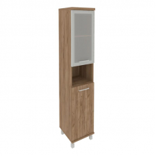 First Шкаф высокий узкий левый KSU-1.4 R (L) Дуб Табак 401*432*2060