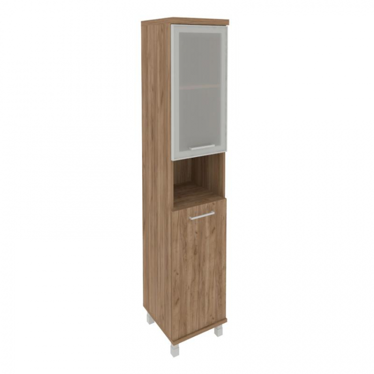 First Шкаф высокий узкий левый KSU-1.4 R (L) Дуб Табак 401*432*2060