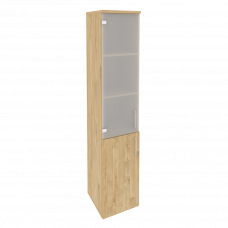Onix Шкаф высокий узкий левый O.SU-1.2 (L) Тиквуд Светлый 400*420*1977