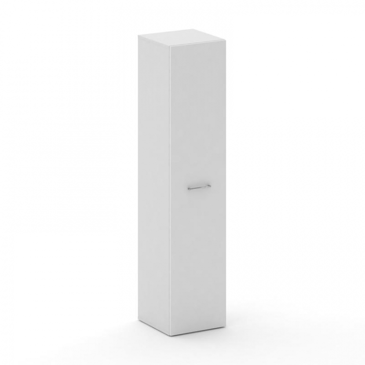 Cross Шкаф узкий высокий универсальный CRU.SU-102 Белый Бриллиант UM 450*460*2000